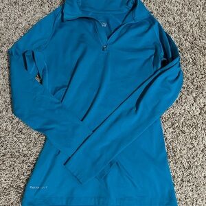 Nike Blue Long Sleeve Top